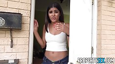 Propertysex - latina nói không fucks anh chị chủ nhà