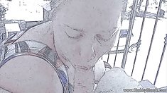Blowjob thì kiêm tắm