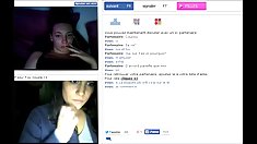 chatrandom prank 26 - thiếu niên Hiển thị của mình big boobs &amp; pussy - chk